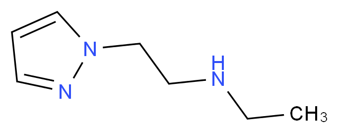 ethyl[2-(1H-pyrazol-1-yl)ethyl]amine_分子结构_CAS_340967-02-4