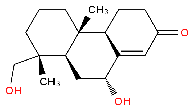 13-Oxopodocarp-8(14)-ene-7α,18-diol_分子结构_CAS_262355-96-4)