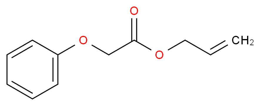 Allyl 2-phenoxyacetate_分子结构_CAS_7493-74-5)