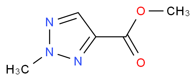 methyl 2-methyl-2H-1,2,3-triazole-4-carboxylate_分子结构_CAS_105020-39-1