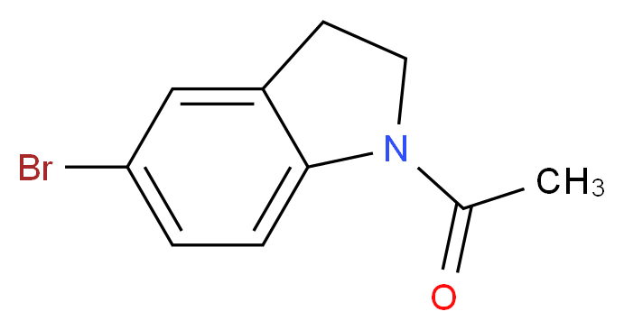 1-乙酰-5-溴吲哚啉_分子结构_CAS_22190-38-1)