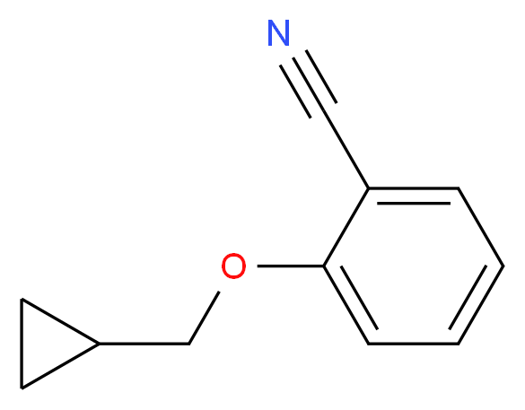 2-(Cyclopropylmethoxy)benzonitrile_分子结构_CAS_83728-40-9)