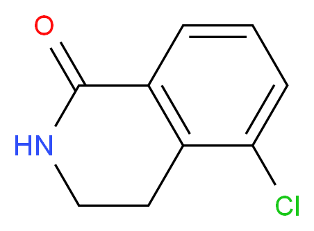 5-CHLORO-3,4-DIHYDRO-2H-ISOQUINOLIN-1-ONE_分子结构_CAS_129075-59-8)