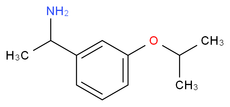 1-(3-Isopropoxyphenyl)ethanamine_分子结构_CAS_)