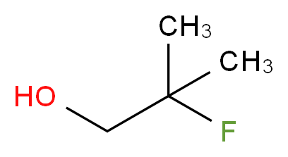 2-Fluoro-2-methyl-1-propanol _分子结构_CAS_3109-99-7)