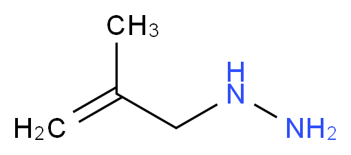(2-Methylprop-2-en-1-yl)hydrazine_分子结构_CAS_)