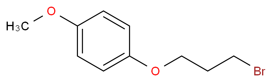 1-(3-bromopropoxy)-4-methoxybenzene_分子结构_CAS_6267-37-4