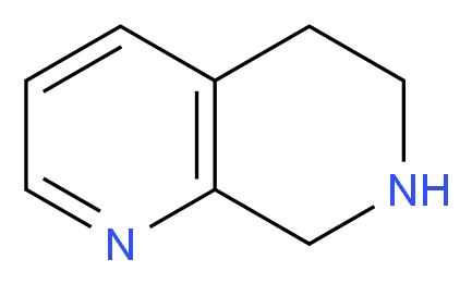 5,6,7,8-Tetrahydro-1,7-naphthyridine_分子结构_CAS_13623-85-3)