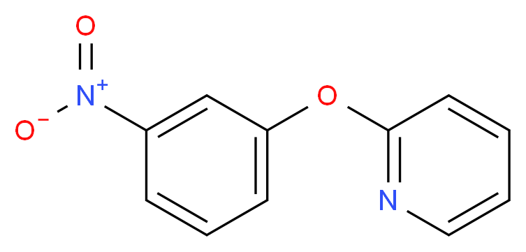 2-(3-Nitrophenoxy)pyridine 97+%_分子结构_CAS_28355-48-8)