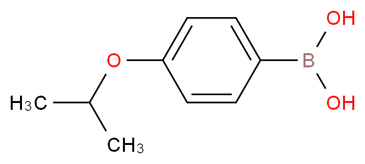 4-Isopropoxyphenylboronic acid_分子结构_CAS_153624-46-5)