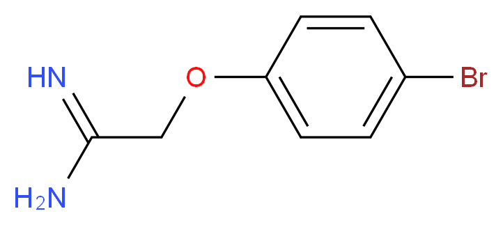 2-(4-bromophenoxy)ethanimidamide_分子结构_CAS_777801-29-3)