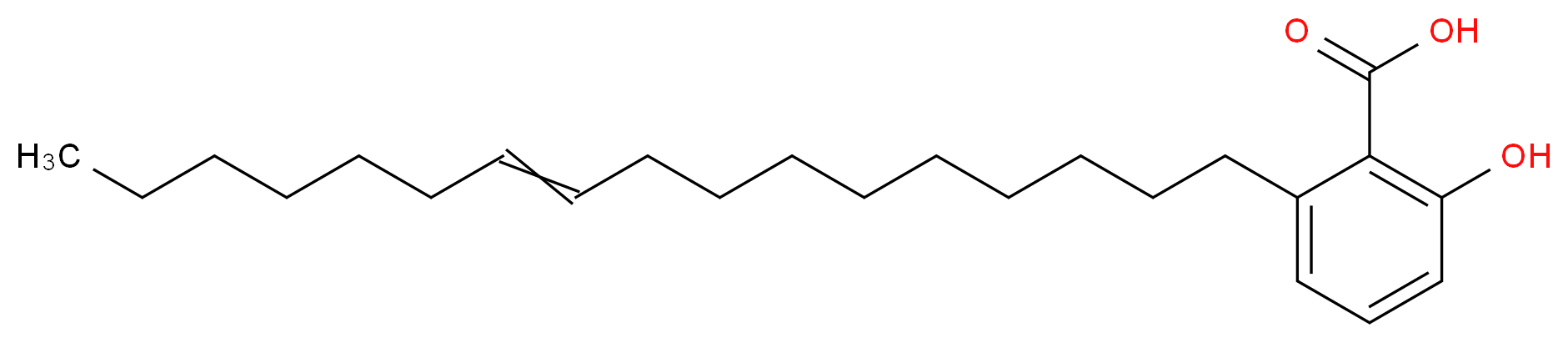 2-(heptadec-10-en-1-yl)-6-hydroxybenzoic acid_分子结构_CAS_111047-30-4