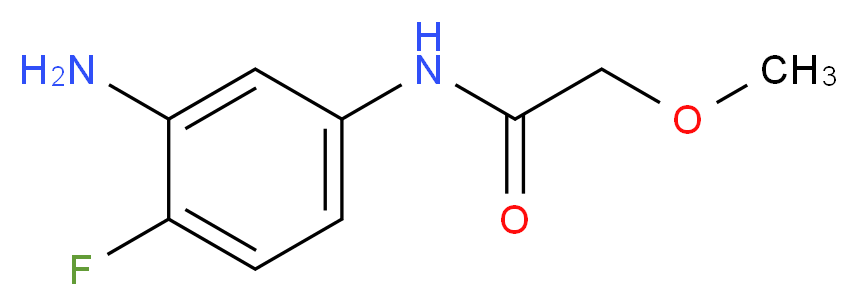 N-(3-Amino-4-fluorophenyl)-2-methoxyacetamide_分子结构_CAS_)