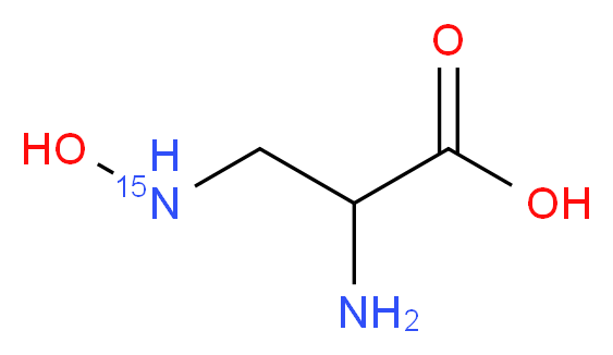 D,L-2-Amino-3-(hydroxy-15N-amino)propionic Acid_分子结构_CAS_)