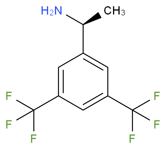 (S)-1-(3,5-Bis(trifluoromethyl)phenyl)ethanamine_分子结构_CAS_127733-40-8)