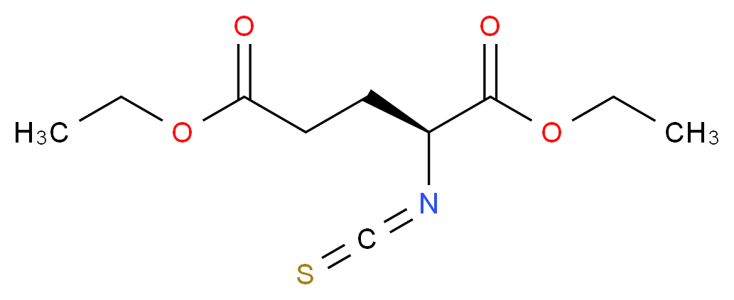 Diethyl L-2-isothiocyanatoglutarate_分子结构_CAS_58560-28-4)