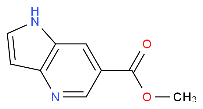 Methyl 1H-pyrrolo[3,2-b]pyridine-6-carboxylate_分子结构_CAS_1015609-11-6)