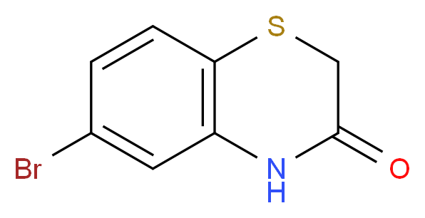 6-bromo-3,4-dihydro-2H-1,4-benzothiazin-3-one_分子结构_CAS_98434-22-1