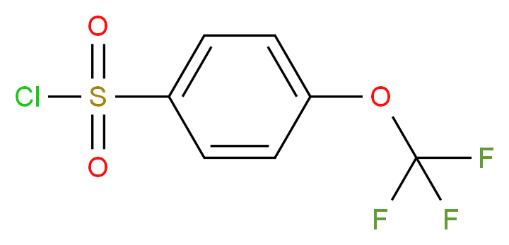 4-(trifluoromethoxy)benzene-1-sulfonyl chloride_分子结构_CAS_94108-56-2