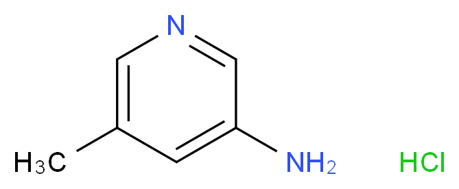 5-methylpyridin-3-amine hydrochloride_分子结构_CAS_957065-90-6