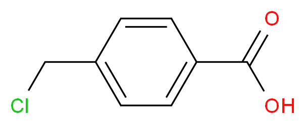 4-(Chloromethyl)benzoic acid_分子结构_CAS_1642-81-5)