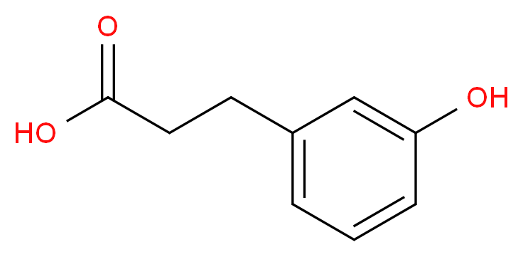 3-(3-Hydroxy-phenyl)-propionic acid_分子结构_CAS_621-54-5)