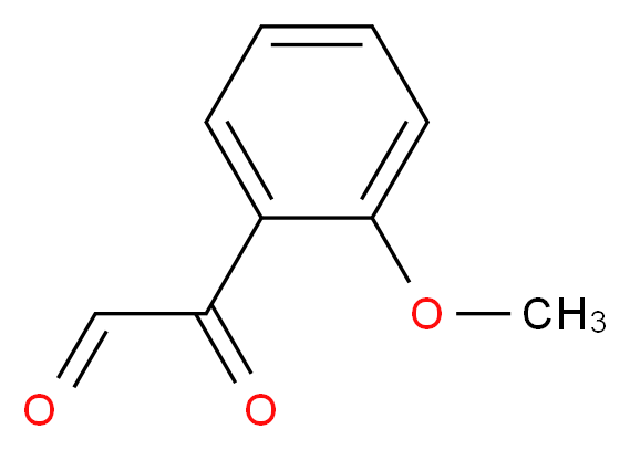 2-(2-methoxyphenyl)-2-oxoacetaldehyde_分子结构_CAS_27993-70-0