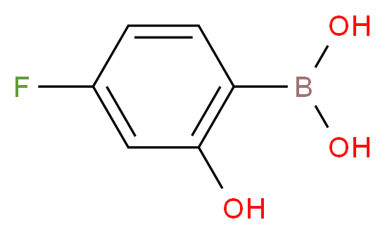 4-Fluoro-2-hydroxybenzeneboronic acid 97%_分子结构_CAS_850568-00-2)