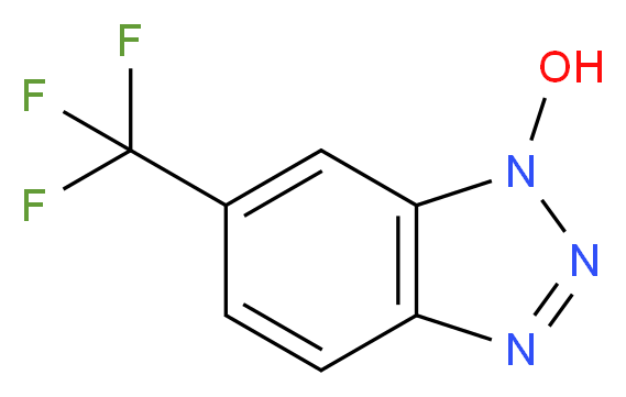 6-(trifluoromethyl)-1H-1,2,3-benzotriazol-1-ol_分子结构_CAS_26198-21-0