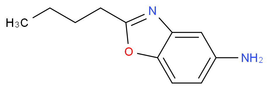 2-butyl-1,3-benzoxazol-5-amine_分子结构_CAS_885949-91-7