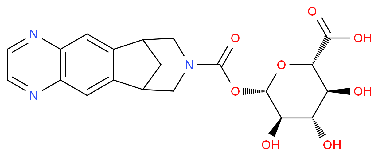 Varenicline Carbamoyl β-D-Glucuronide_分子结构_CAS_535920-98-0)