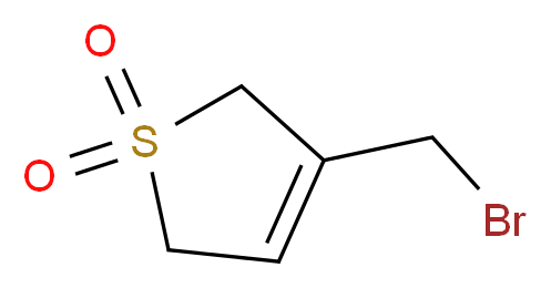 3-(bromomethyl)-2,5-dihydrothiophene 1,1-dioxide_分子结构_CAS_)