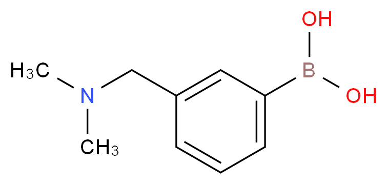 {3-[(dimethylamino)methyl]phenyl}boronic acid_分子结构_CAS_819849-22-4