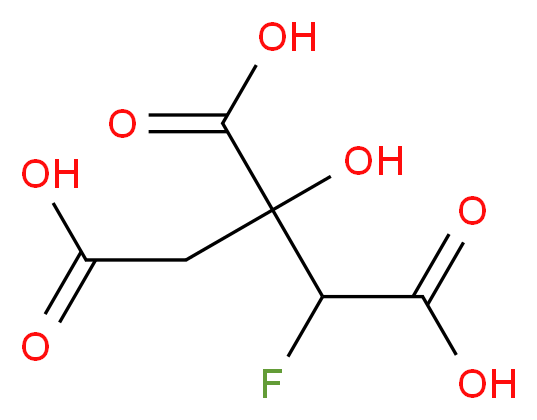 Fluorocitric acid_分子结构_CAS_357-89-1)