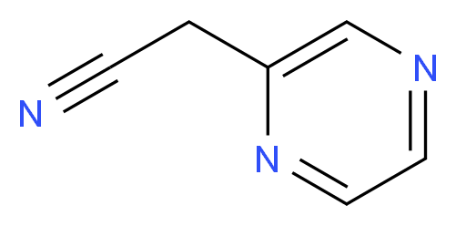 2-(pyrazin-2-yl)acetonitrile_分子结构_CAS_5117-44-2