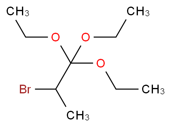 2-Bromo-1,1,1-triethoxypropane_分子结构_CAS_42216-95-5)