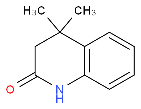 4,4-Dimethyl-3,4-dihydroquinolin-2(1H)-one_分子结构_CAS_76693-04-4)