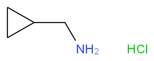 cyclopropylmethanamine hydrochloride_分子结构_CAS_7252-53-1