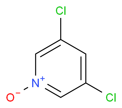 3,5-dichloropyridin-1-ium-1-olate_分子结构_CAS_15177-57-8