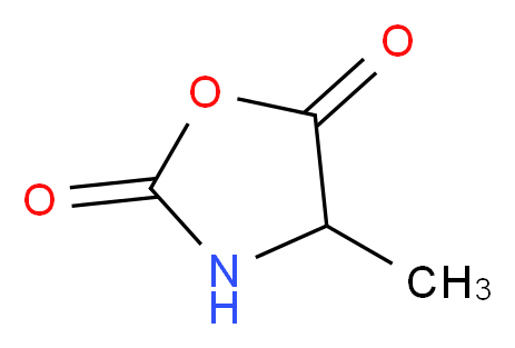 4-methyl-1,3-oxazolidine-2,5-dione_分子结构_CAS_30291-41-9