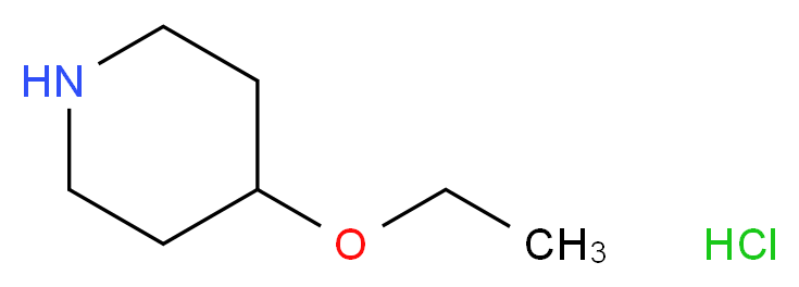 4-乙氧基哌啶盐酸盐_分子结构_CAS_1122-87-8)