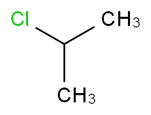 2-chloropropane_分子结构_CAS_75-29-6