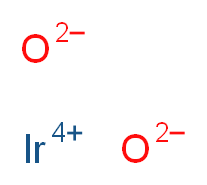 氧化铱(IV), Premion&reg;_分子结构_CAS_12030-49-8)