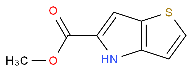 Methyl 4H-thieno[3,2-b]pyrrole-5-carboxylate 97%_分子结构_CAS_)