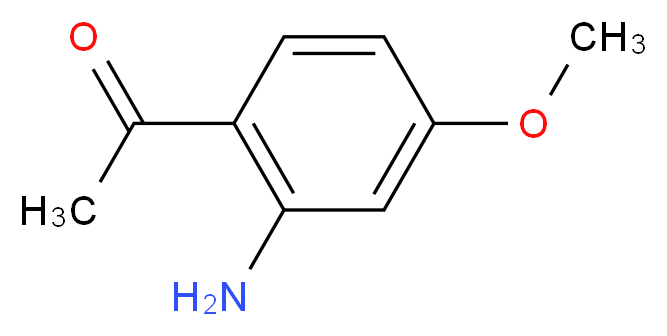 1-(2-Amino-4-methoxy-phenyl)-ethanone_分子结构_CAS_42465-53-2)
