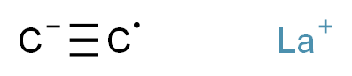 λ<sup>1</sup>-lanthanum(1+) ion eth-1-yn-2-id-1-yl_分子结构_CAS_12071-15-7