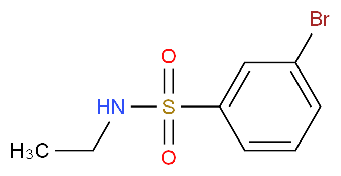 3-Bromo-N-ethylbenzenesulphonamide 98%_分子结构_CAS_871269-07-7)