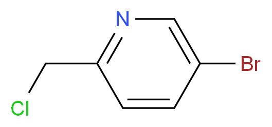 5-BROMO-2-(CHLOROMETHYL)PYRIDINE_分子结构_CAS_168823-76-5)