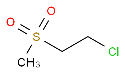 1-chloro-2-methanesulfonylethane_分子结构_CAS_50890-51-2