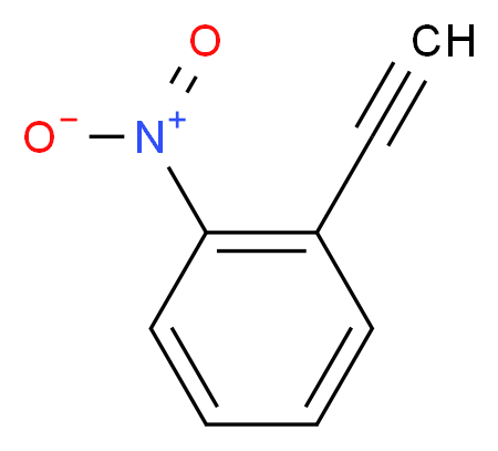 1-ethynyl-2-nitrobenzene_分子结构_CAS_16433-96-8